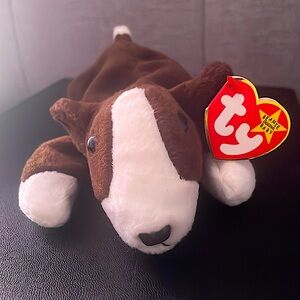ORIGINAL BEANIE BABY | NAME: BRUNO THE DOG